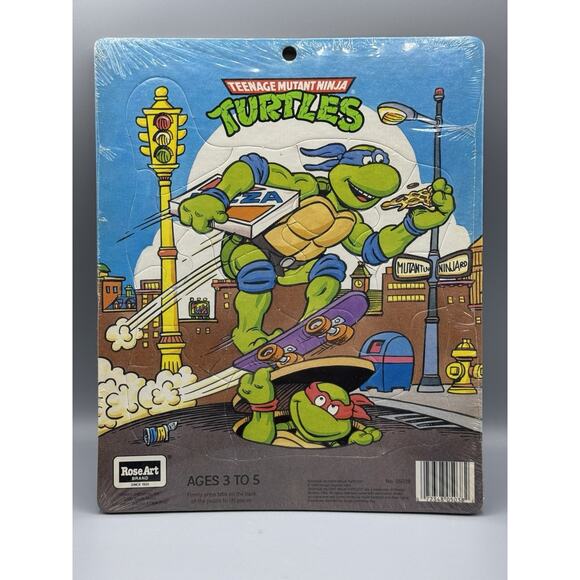 Teenage Mutant Ninja Turtles TMNT Puzzle by Rose Art (1990) - Picture 1 of 13